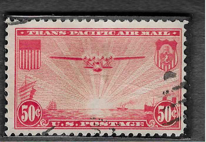1937 US C22 AIR MAIL USED