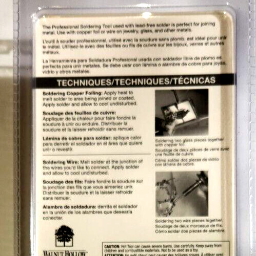 Walnut Hollow Professional Soldering Tool Black Handle ~ Model #26438