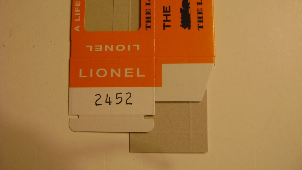 Lionel 2452 Short Gondola Licensed Window Box