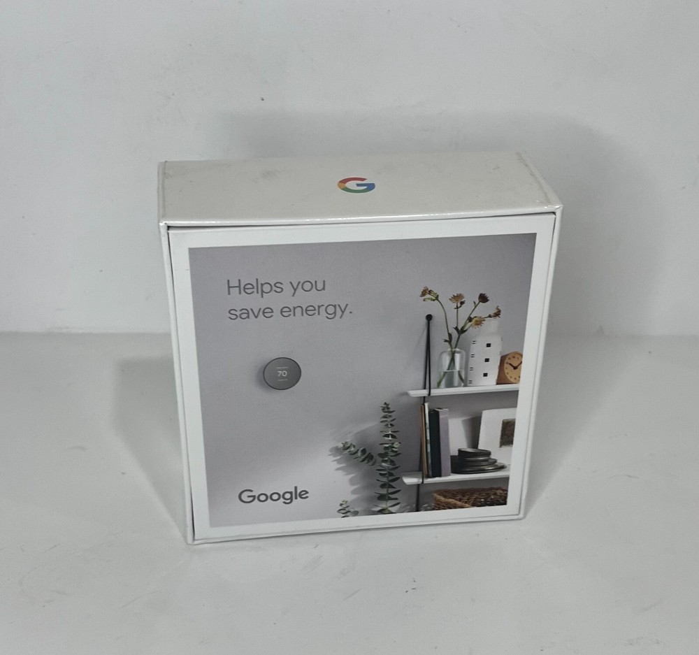Google Nest Thermostat Model G4CVZ (Charcoal)