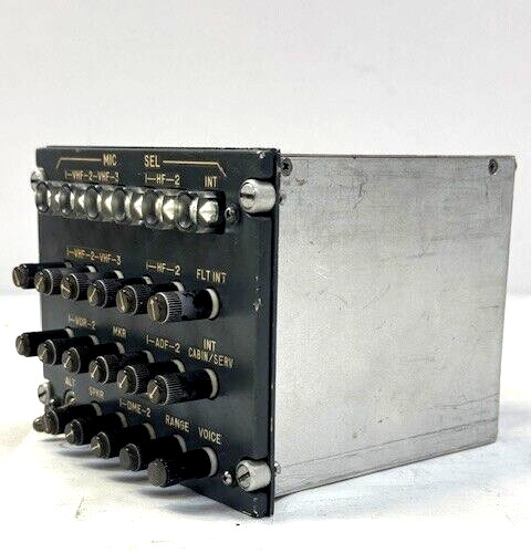 GABLES AVIATION AUDIO CONTROL PANEL MODEL G-1977