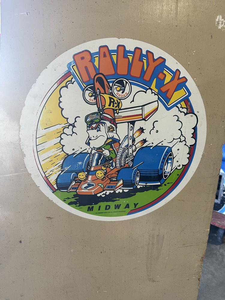 RALLY X ARCADE MACHINE by MIDWAY 1980 Empty Cab Only RARE*