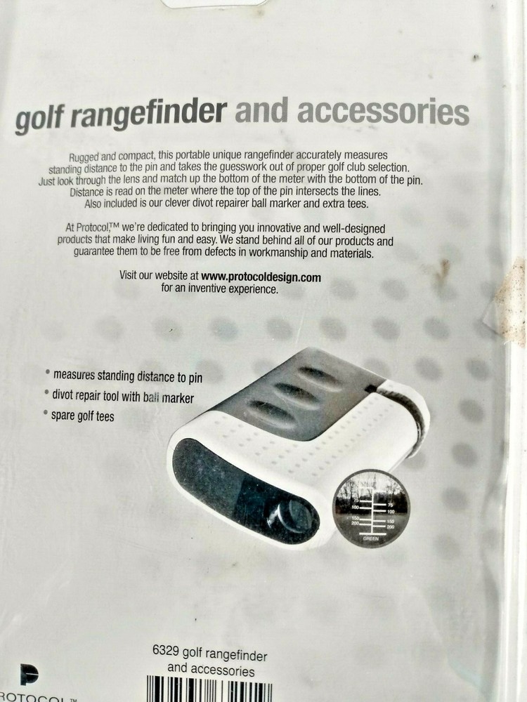 PROTOCOL Golf Rangefinder & Accessories New in Package