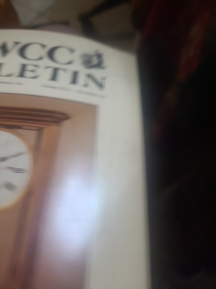NAWCC Bulletin Dec. 1990 Issue #269 Clock