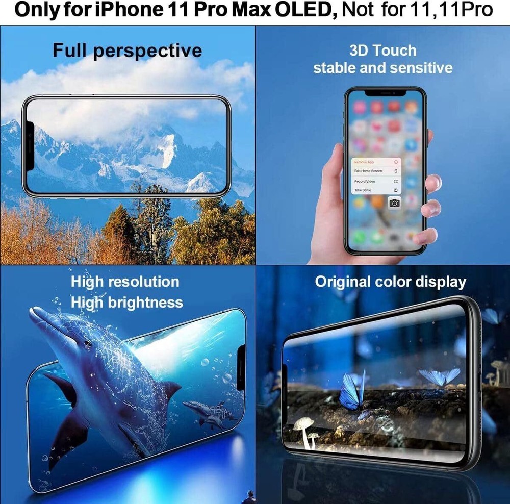 For iPhone 11 Pro Max Premium OLED Display Touch Screen Digitizer Replacement