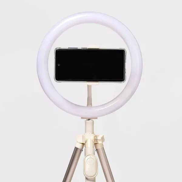 Ring Light with Tripod - Heyday Stone White