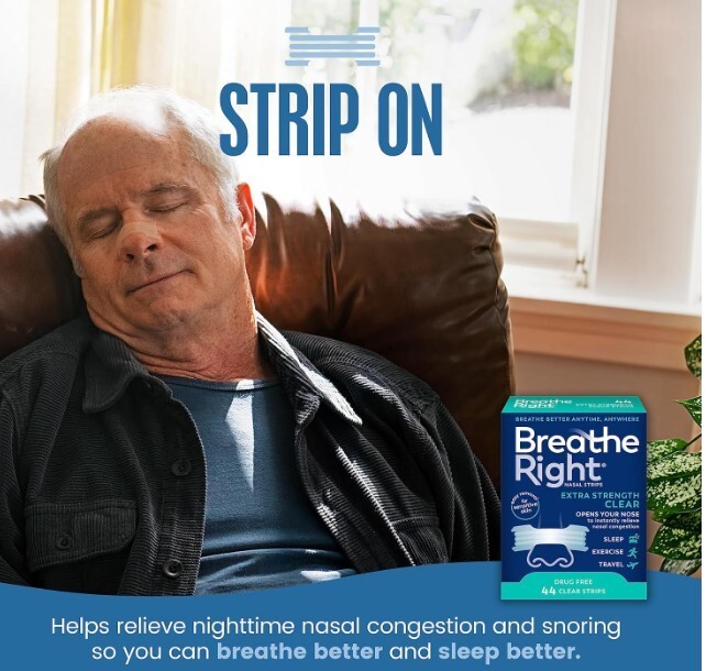 Breathe Right Nasal Strips, Extra Strength, Clear