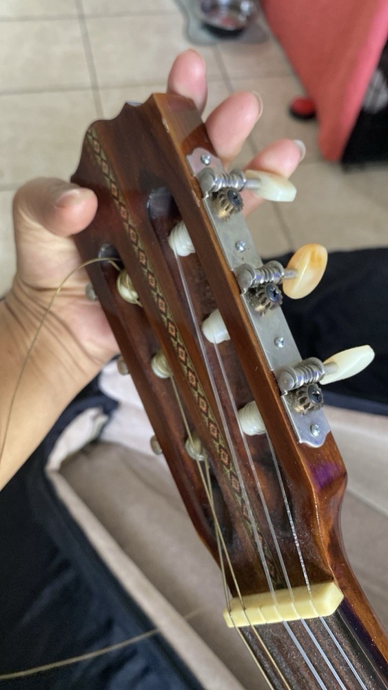 Suzuki No. 32 classical guitar.