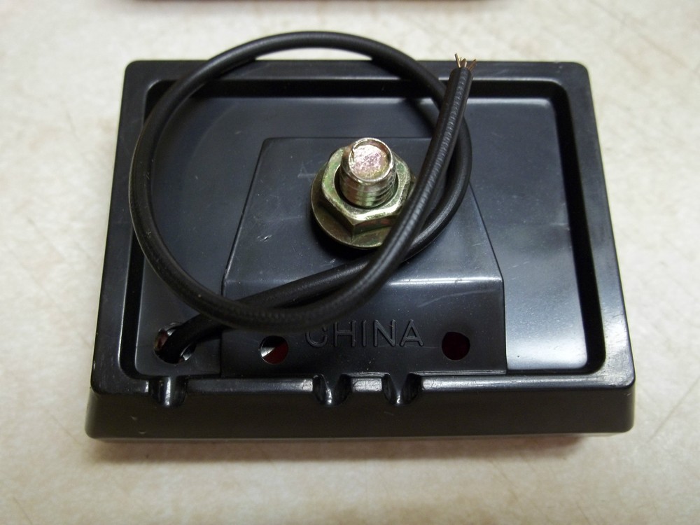 (2) RED Clearance/side Marker Light RV Trailer Truck Utility stud mount