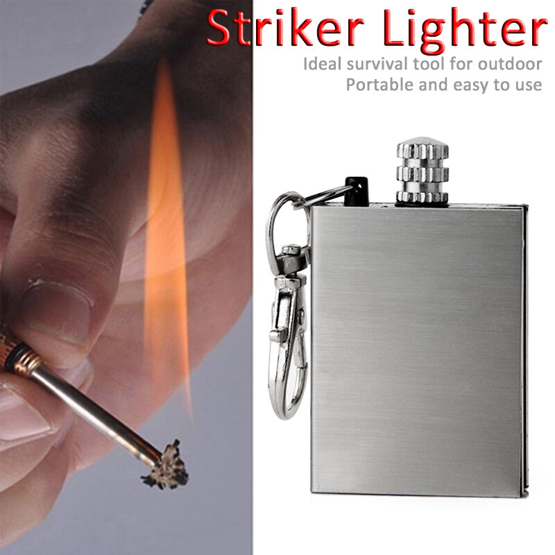 10 Pack Waterproof & Windproof Permanent Match Lighter, Strike To Light Survival