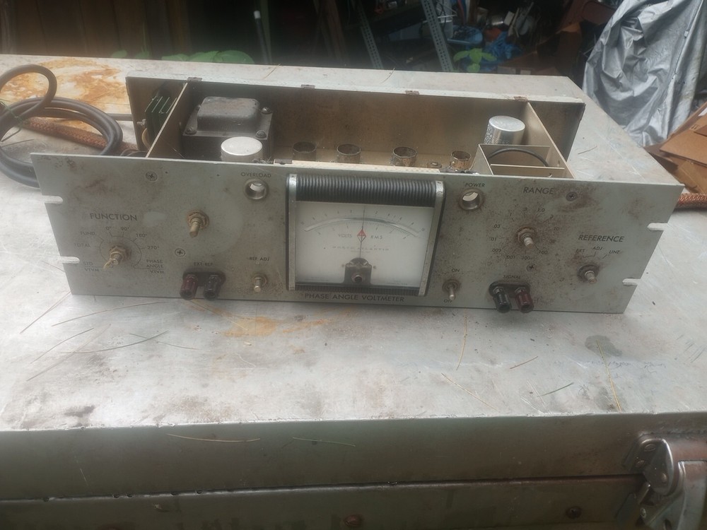 Vintage Phase Angle Voltmeter