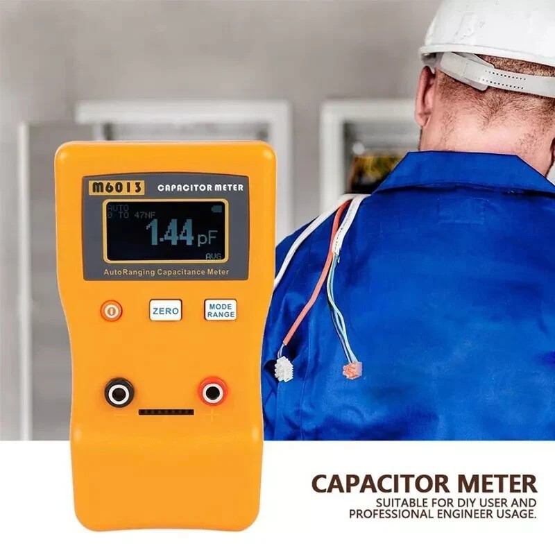 Auto-ranging Capacitor Meter Capacitance tester Meter Measuring Circuit Tester
