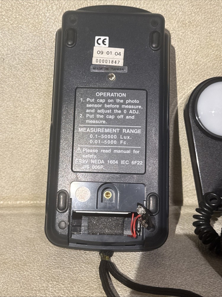 Greenlee Digital Light Meter 93-172 with Case, Tested