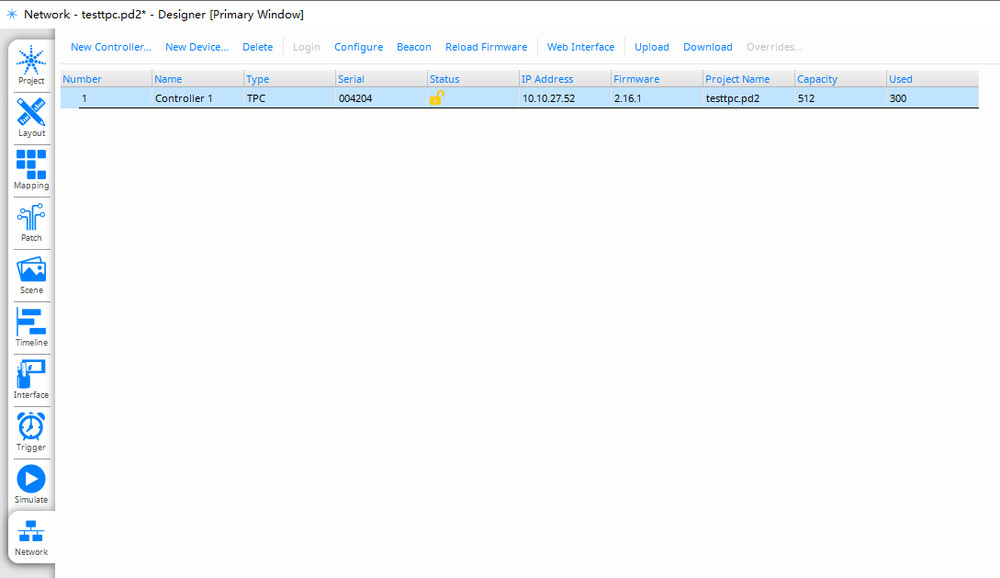 Pharos control TPC - Designer 4.3” POE Touch Panel light Controller 512 eDMX