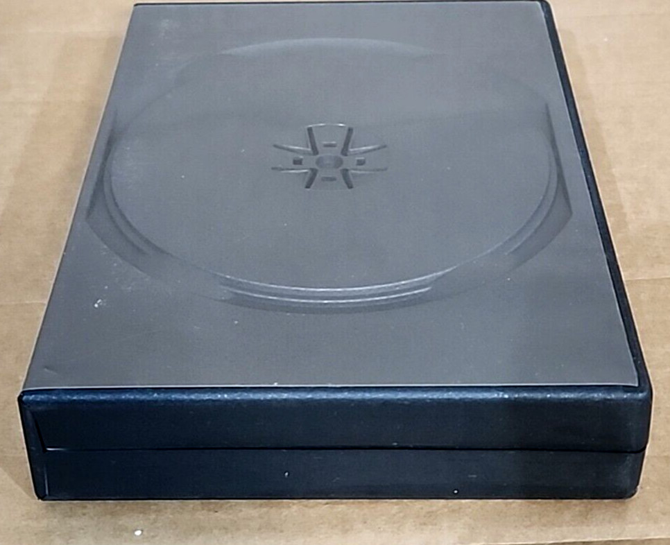 1 Multi 33mm 10-Disc Black CD DVD Disc Storage Case Movie Box