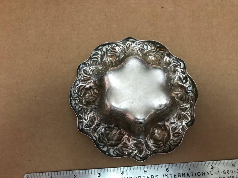 Wallace Silverplate Floral Bowl 9001