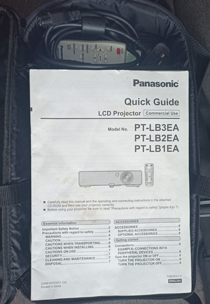 Panasonic PT-LB3EA LCD Projector