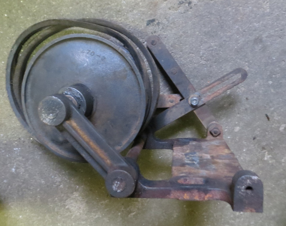 Vintage Variable Speed Drive 7" Pulley System Complete Assembly