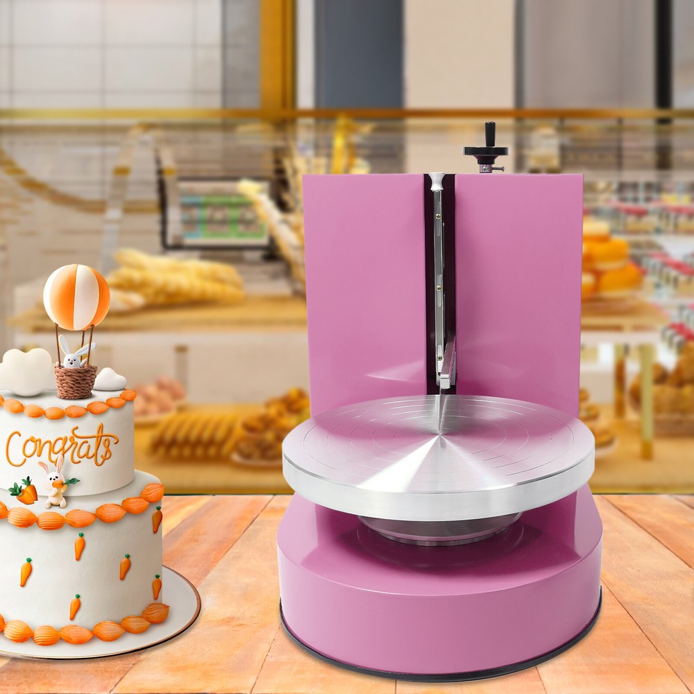 Adjustable Cake Cream Spreading Machine Cake Decorating Machine W/LCD Display