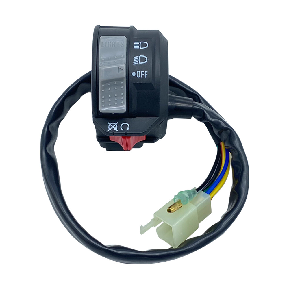Left Handlebar Switch Stop Kill Button Headlight for Yamaha Banshee 350 YFZ350
