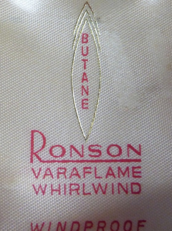 1960's,RONSON Varaflame Whirlwind Lighter Gift Box,Original Hard Case,Lighter