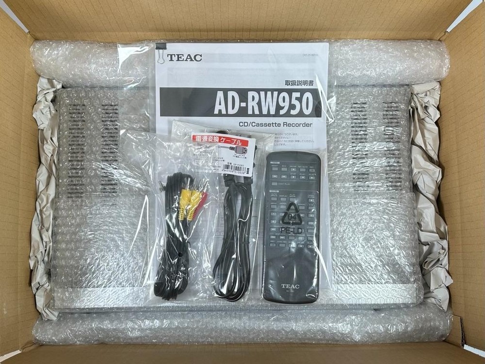 TEAC AD-RW900 CD Compact Disc Recorder Reverse Cassette Deck USB silver