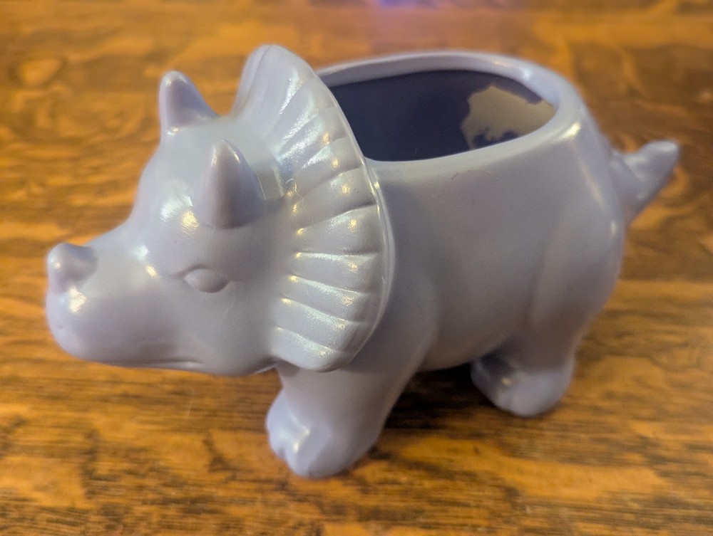 Novelty Triceratops Planter