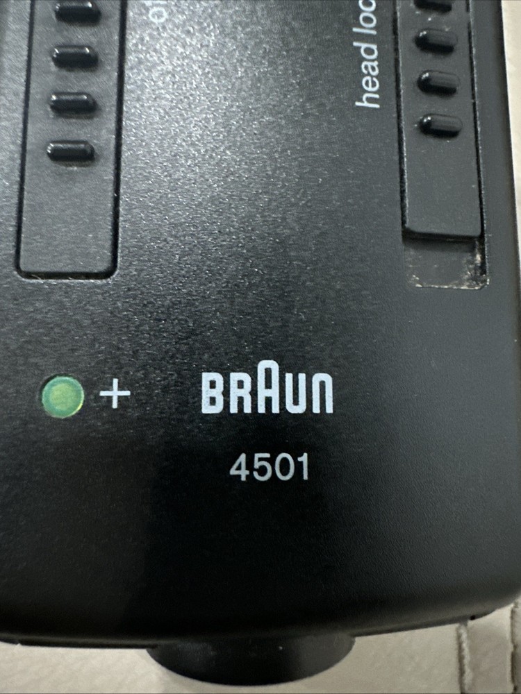 BRAUN German Precision Flex Control Model #4501 Vintage Turns On