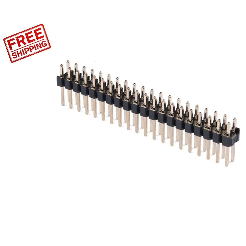Pack of 10 Breakaway GPIO Headers - Enhance Raspberry Pi Zero/W/2W Functionality