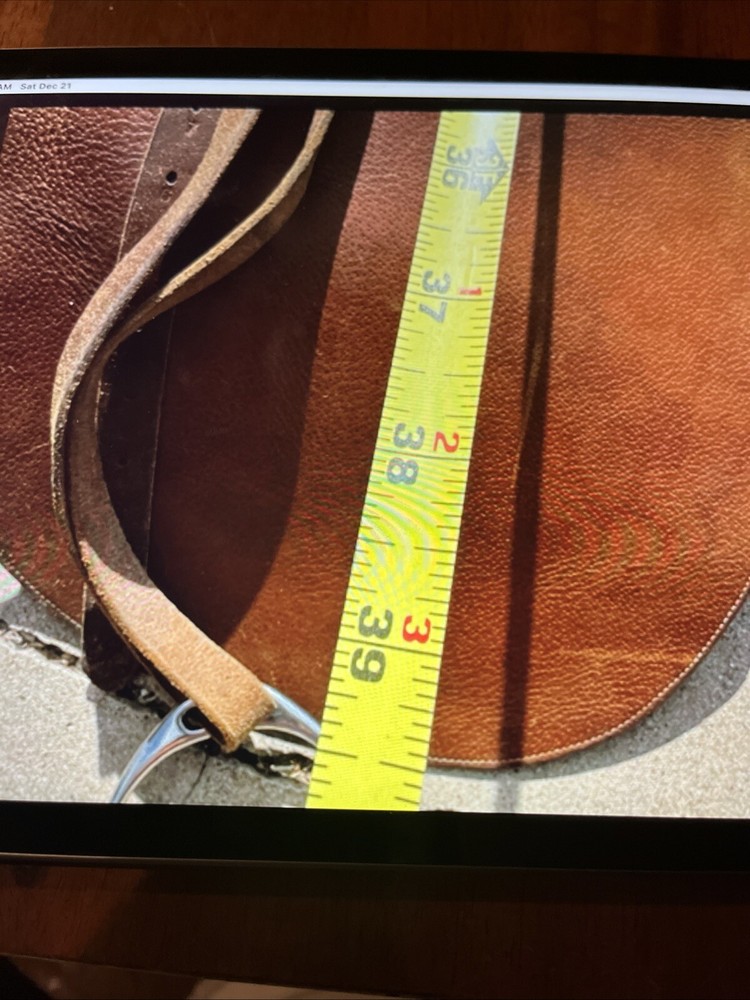 Cutback English Saddle Made By Lane Fox W/ Saddle Stand.