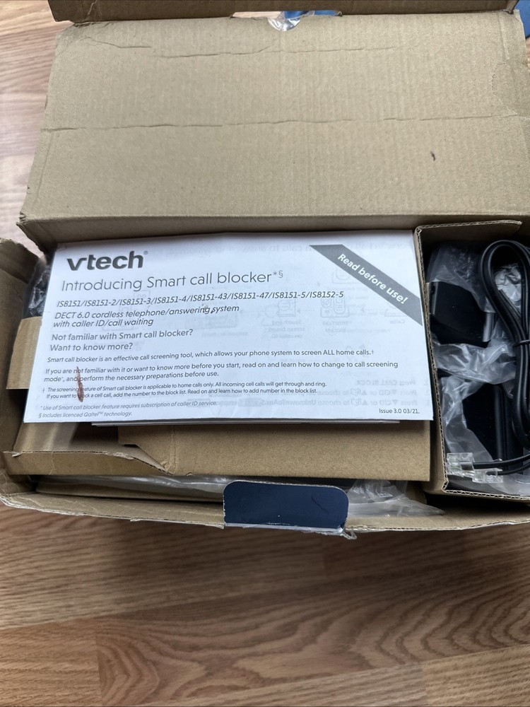 VTech Cordless Phone Answering Machine Bluetooth 5 Handset Super Long Range