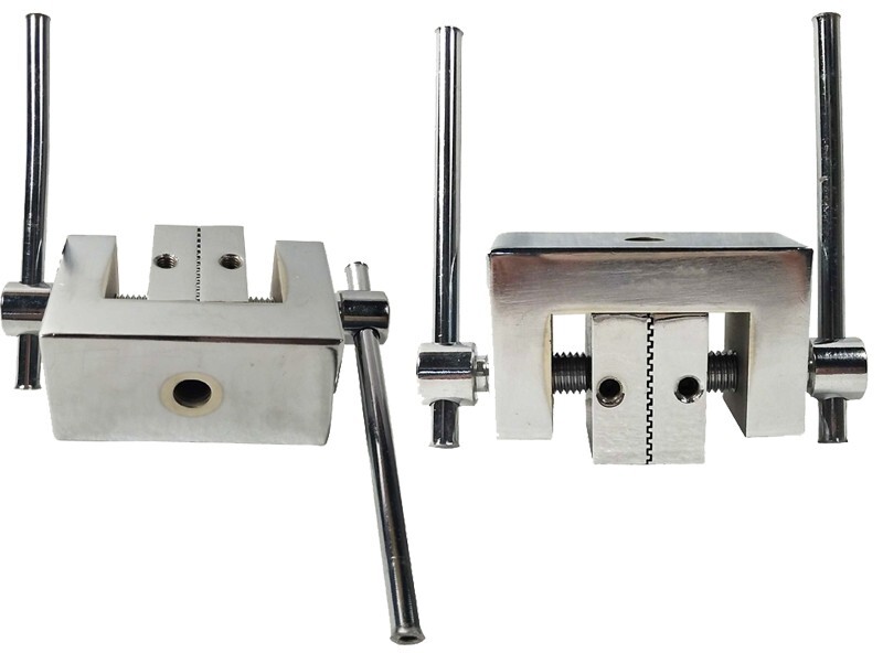 HJJ-07 Force-Test Clamps Block Material Pushing Pulling Force Testing Fixture