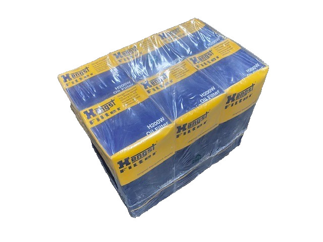 6 Pieces HENGST FILTER Oil Filter H200W