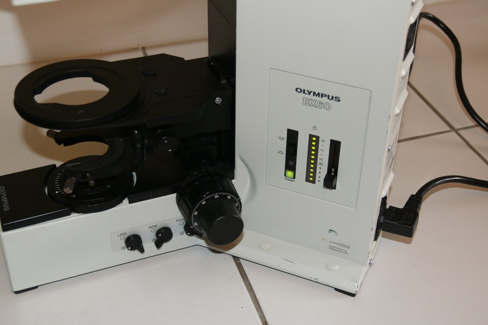 Olympus BX60 Microscope Stand Base Stage body.