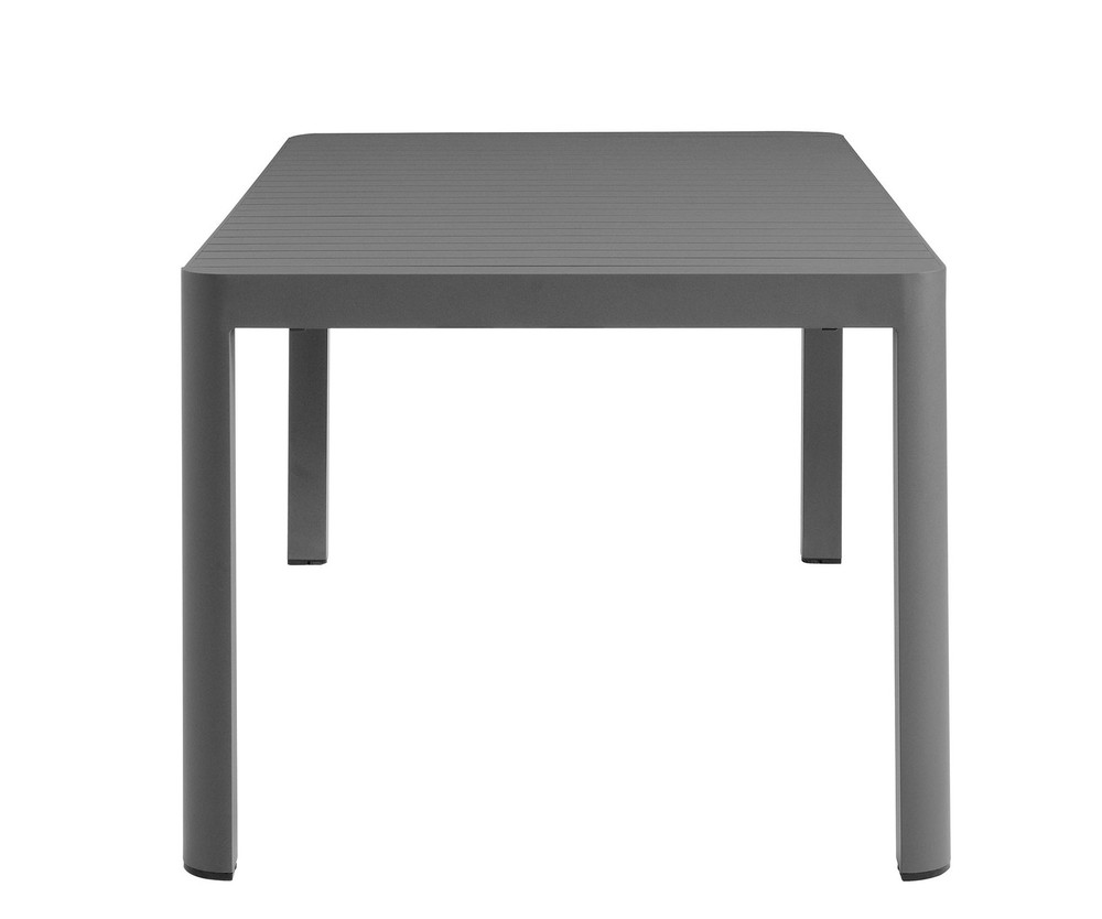 Tahoe Aluminum Extendable Dining Table in Gray