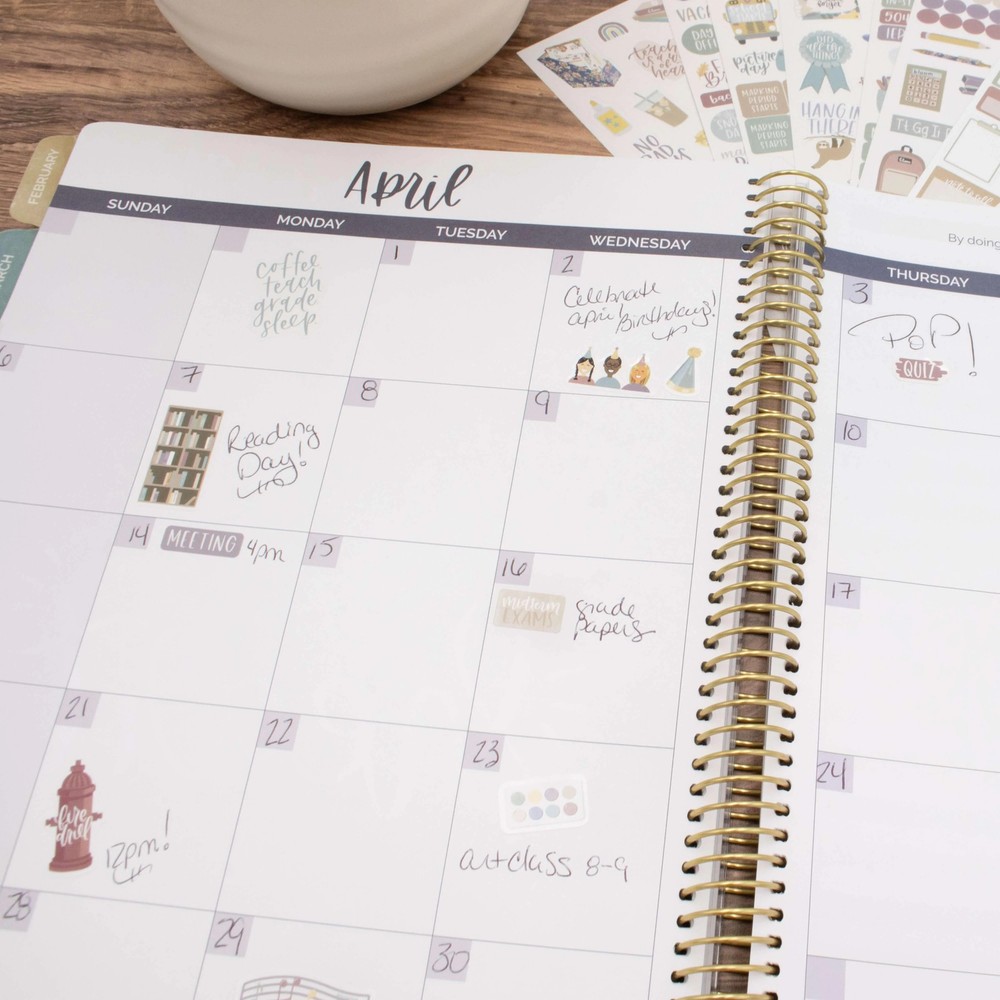 Planner Stickers | Teacher Pack | Cool Tones
