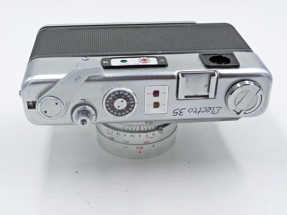 Yashica Electro 35 rangefinder camera with case and UV filter