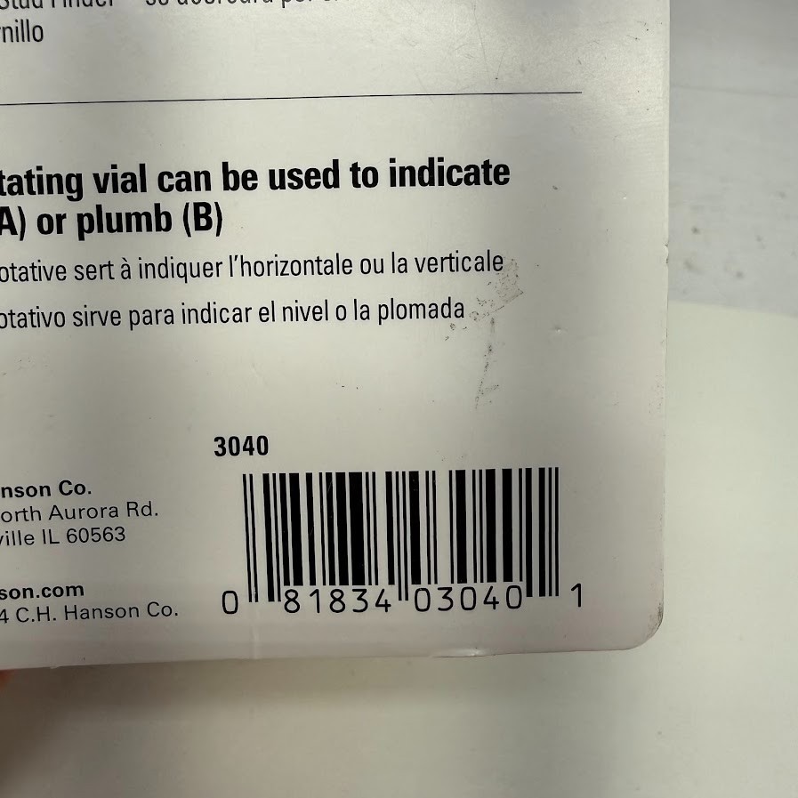 C.H. Hanson Magnetic Stud Finder 3040