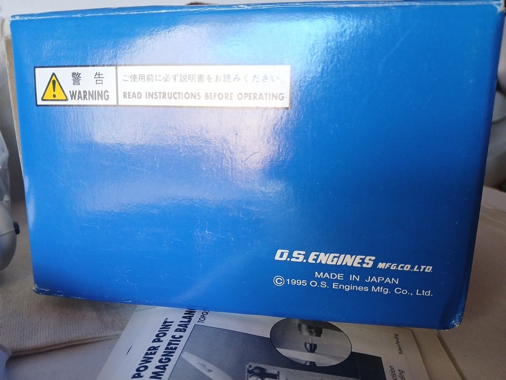 O.S. Engine MAX 40LA Silver Engine w/ Muffler Glow Airplane - in Box NO GLOWPLUG