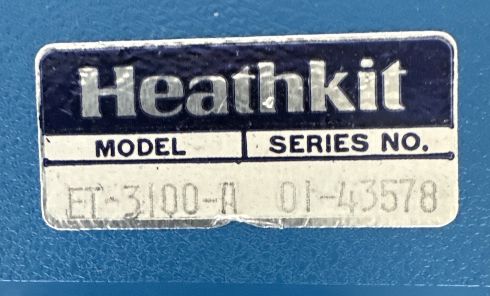 Heathkit Electronic Design Experimenter ET-3100 Powers On Untested Vintage