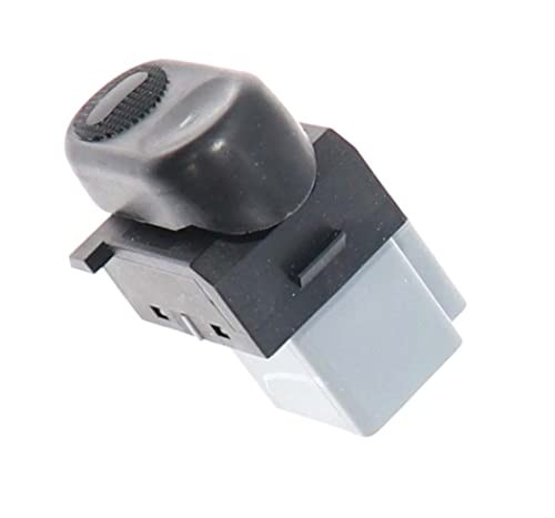 Push Button Window Switch - Black, 1-Way, Flush Mount, MANUAL Operation