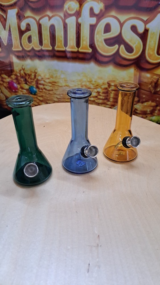 Mini Glass Water Pipe Screened Bowl 4"