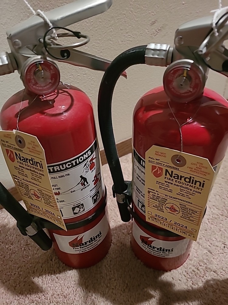 5 Lb ABC Fire Extinguishers- Professionally Refurbished/ (ready to go)