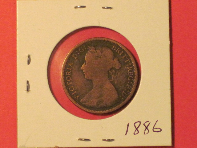 *** 1886 Half Penny - Great Britain - KM# 754