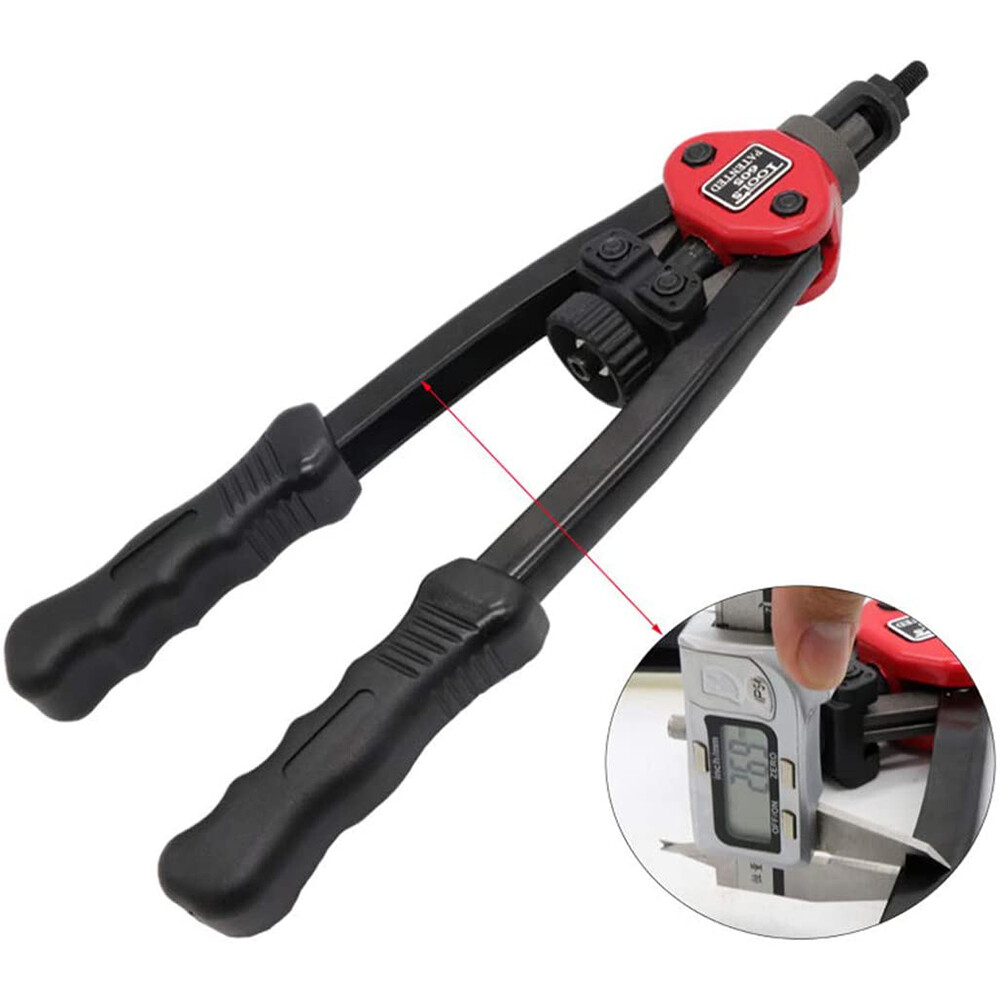 Hand Rivet Gun Threaded Insert Riveter Kit Pneumatic Tool Pop Nut Airplane Car