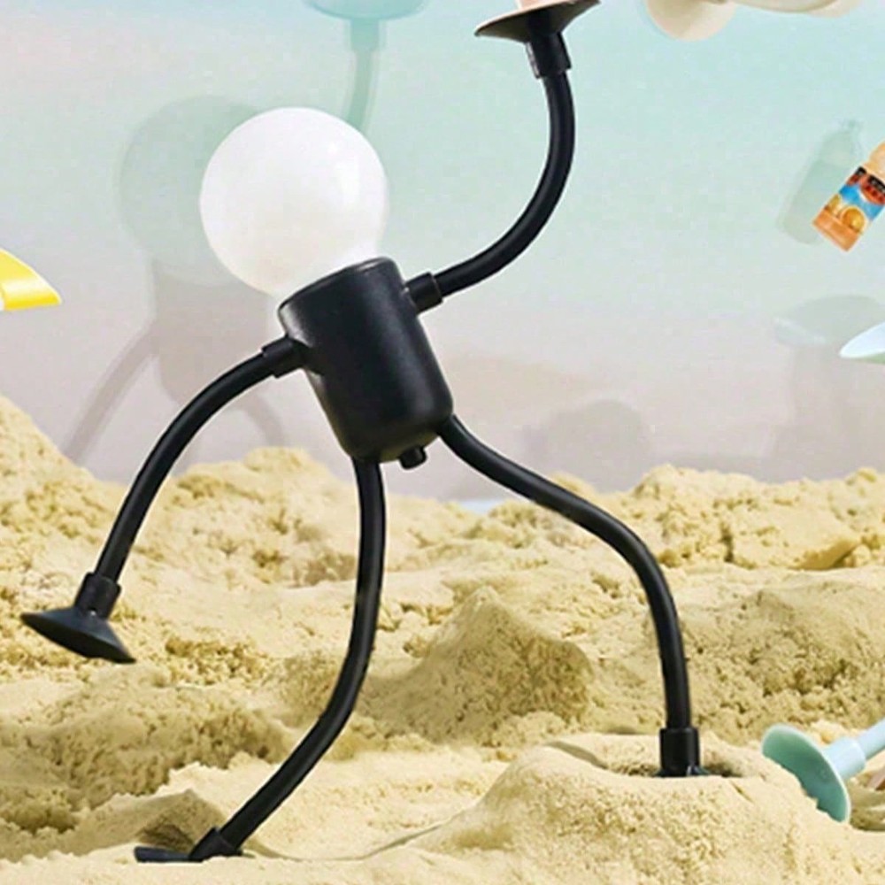 Interactive Decorative Night Light - Bendable Sportsman for Creative Spaces