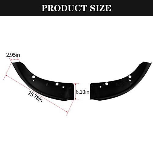 Front Bumper Lip Splitter Protector Front Shovel for 2015-2021 Dodge black