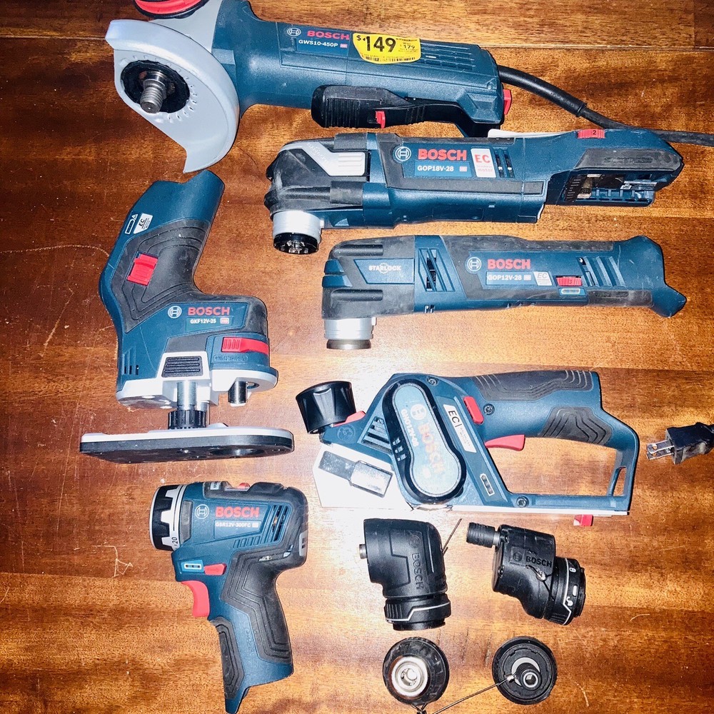 Bosch Professional Power Tools Bundle 7 NEW Battery-Powered Premium ￼Tools