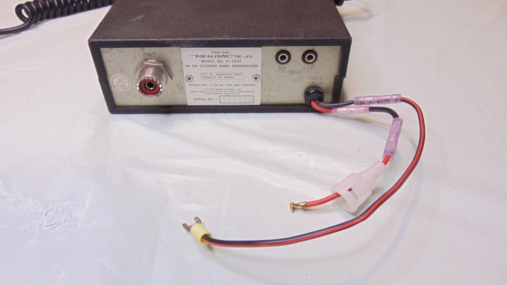 Realistic TRC-413 40ch CB with Mic Vintage working