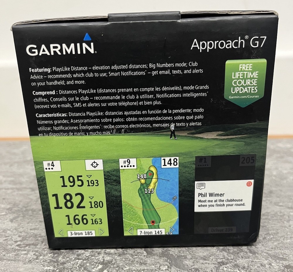 Garmin Approach G7 Touchscreen Golf Course GPS